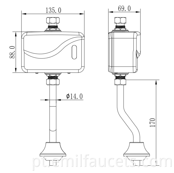 automatic flush valve